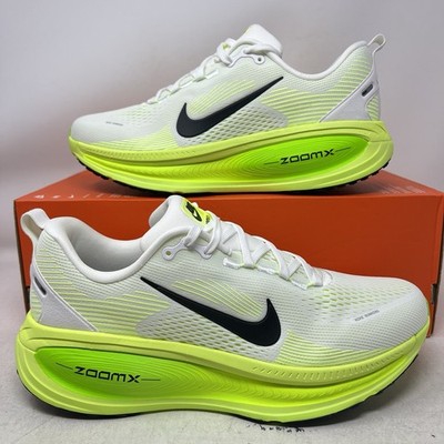 Nike Vomero 18 White Volt Black Men's 11 Running Shoes No lid