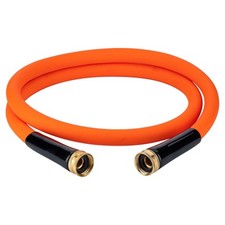Female to Female Garden Hose 3 ft x 5/8", Heavy Duty Short Water Hose with 3/...