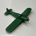 DINKY LIGHT TOURER AIRCRAFT (PERCIVAL GULL) 60K GREEN DIECAST/TIN VINTAGE 1945-8
