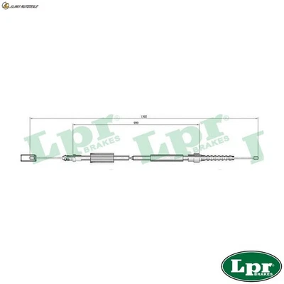 SEILZUG FESTSTELLBREMSE C0695B FÜR RENAULT ESPACE/II/Mk J8S610/778/776 2.1L 4cyl - Bild 1 von 4