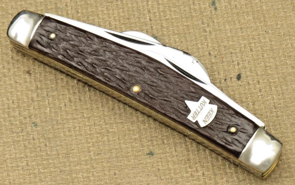 Vintage 1950's KEEN KUTTER Medium Four Blade Congress Knife - Unused Near Mint - Image 4 of 4