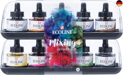 Ecoline Flüssig-Aquarellfarben-Mischset 10 x 30 ml (11259902)