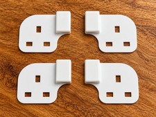 UK Double Socket Switch Guards &ndash; Prevent Accidental Switching Off &ndash; Pair / 4 / 8