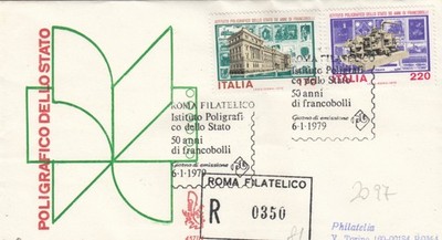 6/1/1979- 1 FDC FIRST DAY ''50. ERSTE BRIEFMARKEN POLYGRAPHISCHES INSTITUT'' (L2097)
