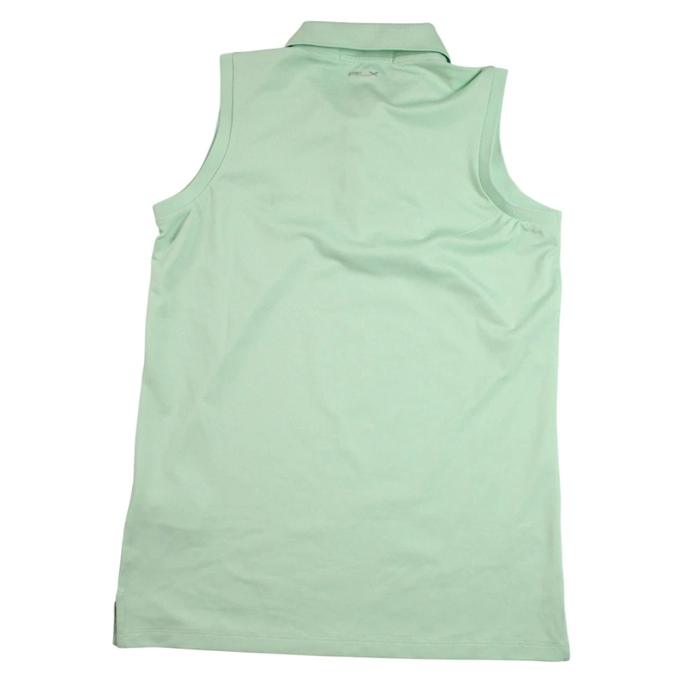 Camisa polo sin mangas RLX Ralph Lauren para mujer XS verde rendimiento de golf elástica Foto 2 de 4