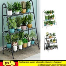 Blumenregal Blumentreppe Pflanzentreppe Blumenständer Pflanzen Regal Metall NEU