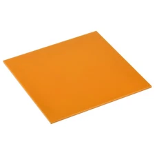 PMMA Acrylic Sheets Colored Non Transparent 6 x 6 Inch Orange for Crafts