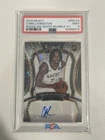 2023-24 Select Rookie Signatures Chris Livingston White Sparkle 1/1 (RC) PSA 9