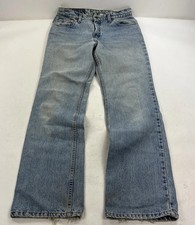 Vintage Levis 517 Jeans Womens 13 JR Fits 32x32 Blue Boot Denim MADE USA