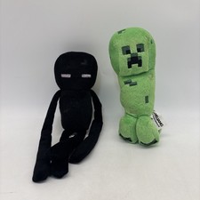 2014 MOJANG Minecraft Creeper Enderman Plush Lot