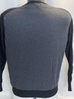 LANVIN Black Gray Silk/Cotton/Wool Color Block Pullover Sweater Size Medium — photo 6