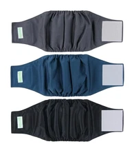 Wegreeco Reusable Pet Diapers for Dogs Size M, Pack of 3