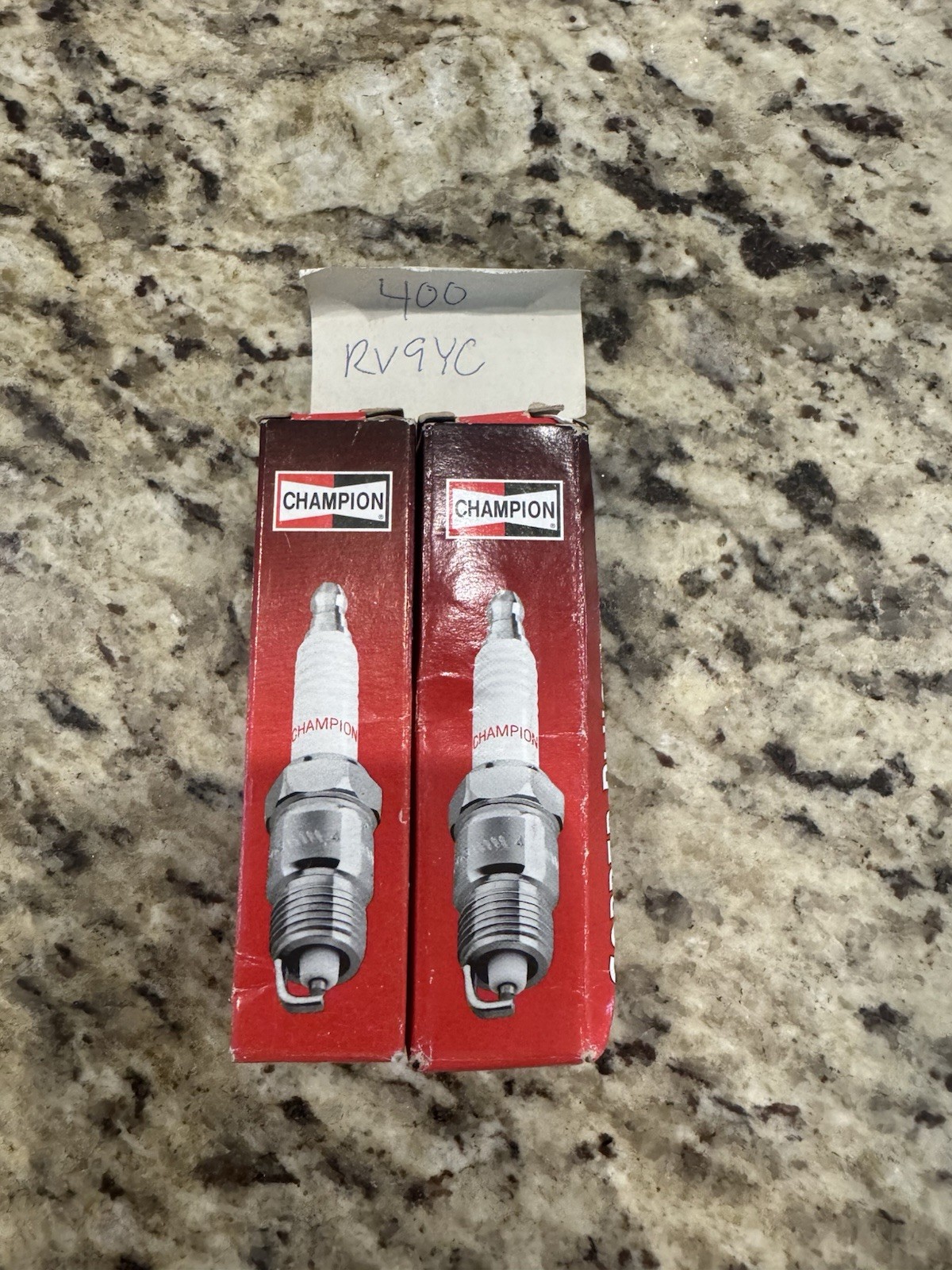 Champion Copper Plus RV9YC Spark Plugs Qty 2 Plugs