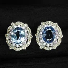 925 STERLING SILVER HANDMADE EARRINGS ELEGANT COLOR CHANGE ALEXANDRITE 7.12CT