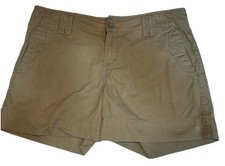 Vintage Levi s Women s Cargo Army Green Cuffed Shorts in Size 10 With 4 Pockets