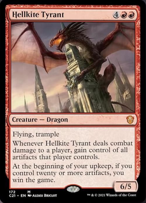 Hellkite Tyrant - Near Mint MTG Commander 2021 Strixhaven