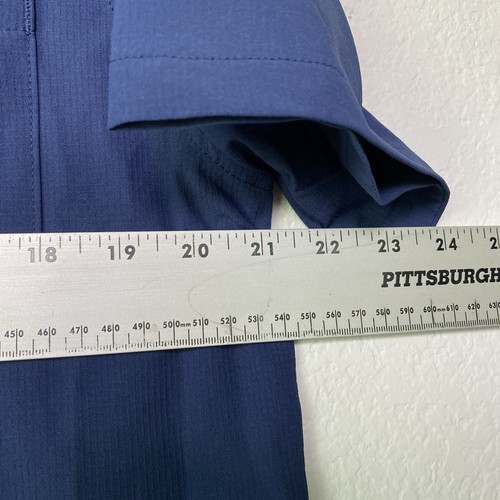 2 Mens 32 Degrees Cool Blue Gray Short Sleeve Button Up Lightweight Breathable - Picture 8 of 12