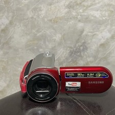 Samsung Digital Camcorder H.264 YouTube Compatible Schneider Kreuznach Lens Red