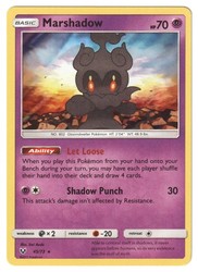 Marshadow 45/73 Holo Rare Shining Legends