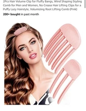 Hair Volume Clip, 2Pcs Volumizing Hair Clips for Fluffy Bangs, Easy High Crow