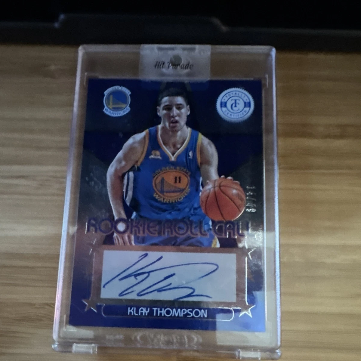 Klay Thompson Basketball Autographed Sports Trading Cards