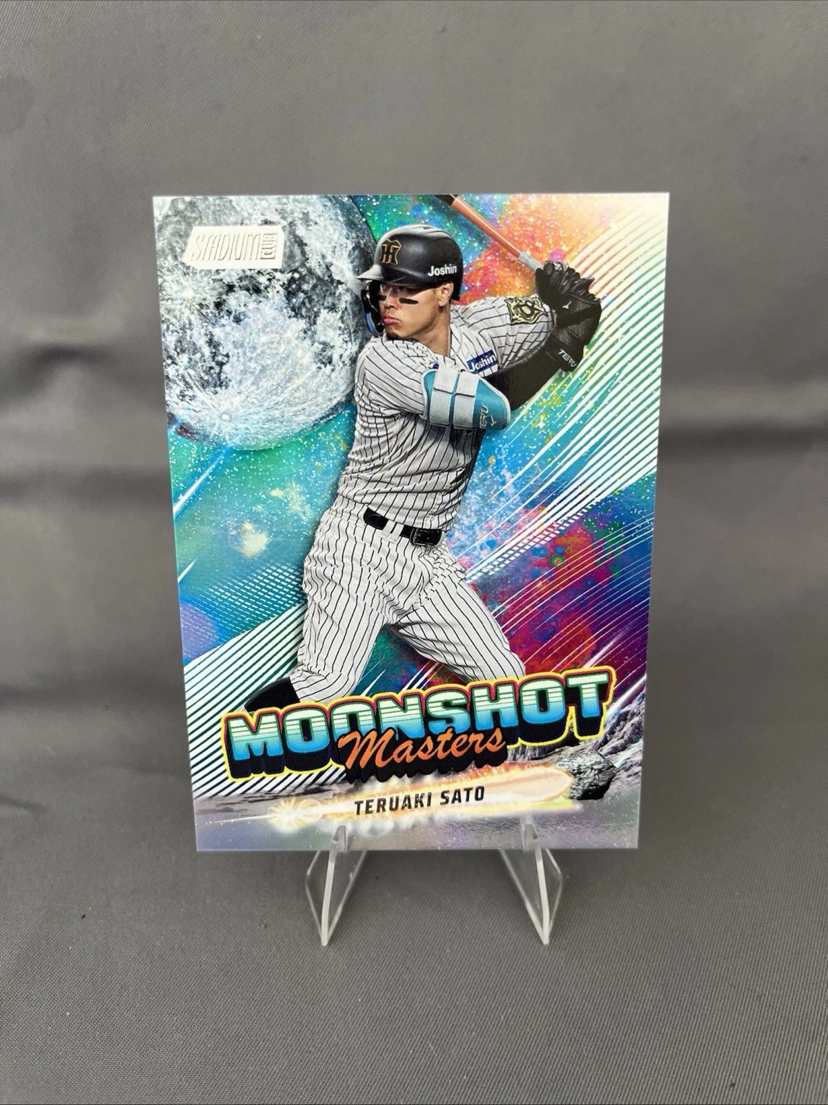 Teruaki Sato 2025 Topps Stadium Club NPB Moonshot Masters MM-6 Tigers