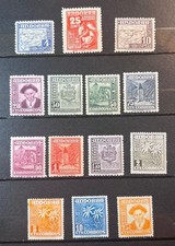 14 timbres Andorre espagnol, série N°43A à 52, neufs, - A306