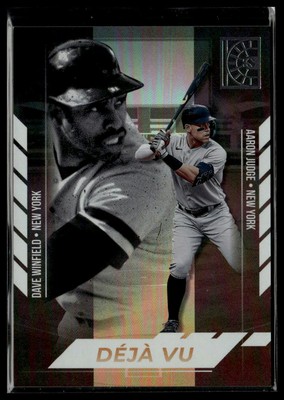 2022 Panini Capstone #DV-10 Aaron Judge / Dave Winfield Deja Vu