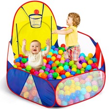 Eocolz Kids Ball Pit Large Pop Up Childrens Ball Pits Tent for Toddlers Playh...