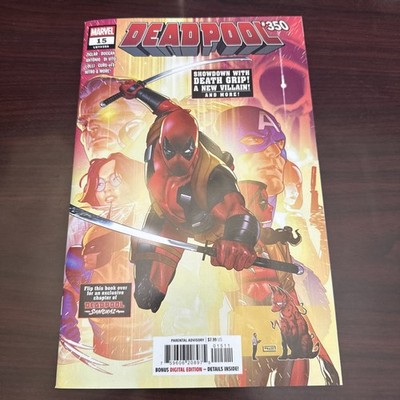 Deadpool Vol. 9 #15A (Legacy #350), 72pgs, 1st app. Kurami Itto, NM Final issue