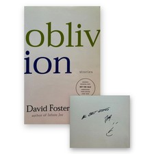 SIGNED Oblivion David Foster Wallace ARC Inscribed Smiley Face Paperback COA