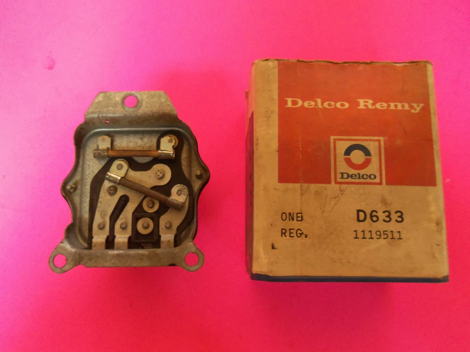 NOS Delco Regulator1k 62 PONTIAC CATALINA TEMPEST BONNEVILLE PASSENGER 1962 - Image 3 of 3