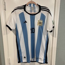 Argentina #10 Lionel Messi World Cup 2022 Player Version Jersey Slim Fit XL