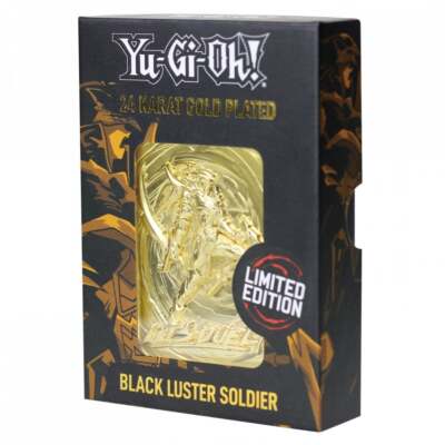 Yu-Gi-Oh! Fanattik Metal Card Metall Karte 24K Gold Plated Black Luster Soldier
