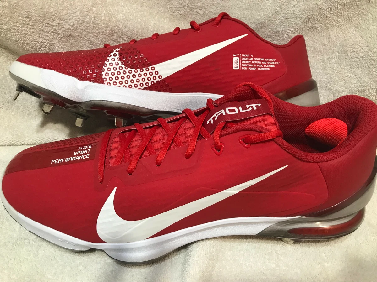 Nike Zoom Trout 4 Black University Red for Sale | Authenticity