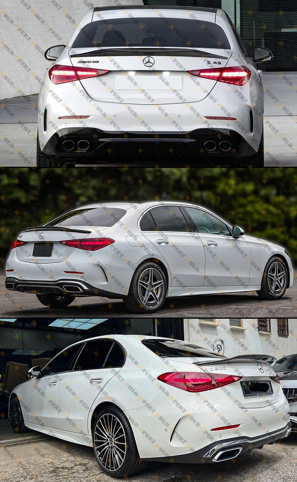 PARA 22-25 MERCEDES BENZ W206 C300 C43 SEDÁN ESTILO PSM ALERÓN MALETERO FIBRA CARBONO Foto 4 de 4