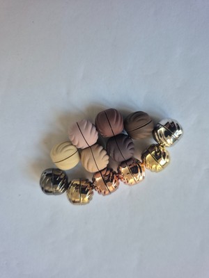 Damen Hakenfrei Magnet Schal Brosche Rund Hijab Pin Metallic Matt Farben -09