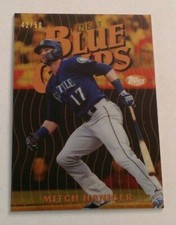 2019 Topps Finest BLUE CHIPS Mitch Haniger GOLD REFRACTOR #42/50 Made Mariners 