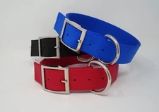 # 118N 1 1/2" Wide Dee Ring-In-Front Nylon Dog Collar "Free Brass Nameplate"