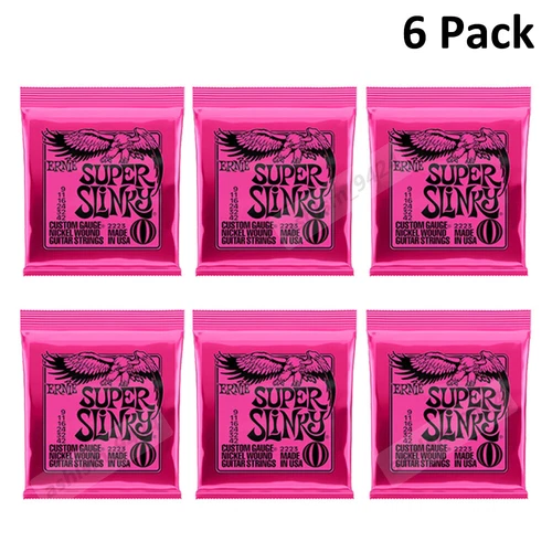 3/6Pack Electric Guitar Strings Slinky For Ernie Ball 2221(10-46) 2223 (9-42) - Picture 25 of 28