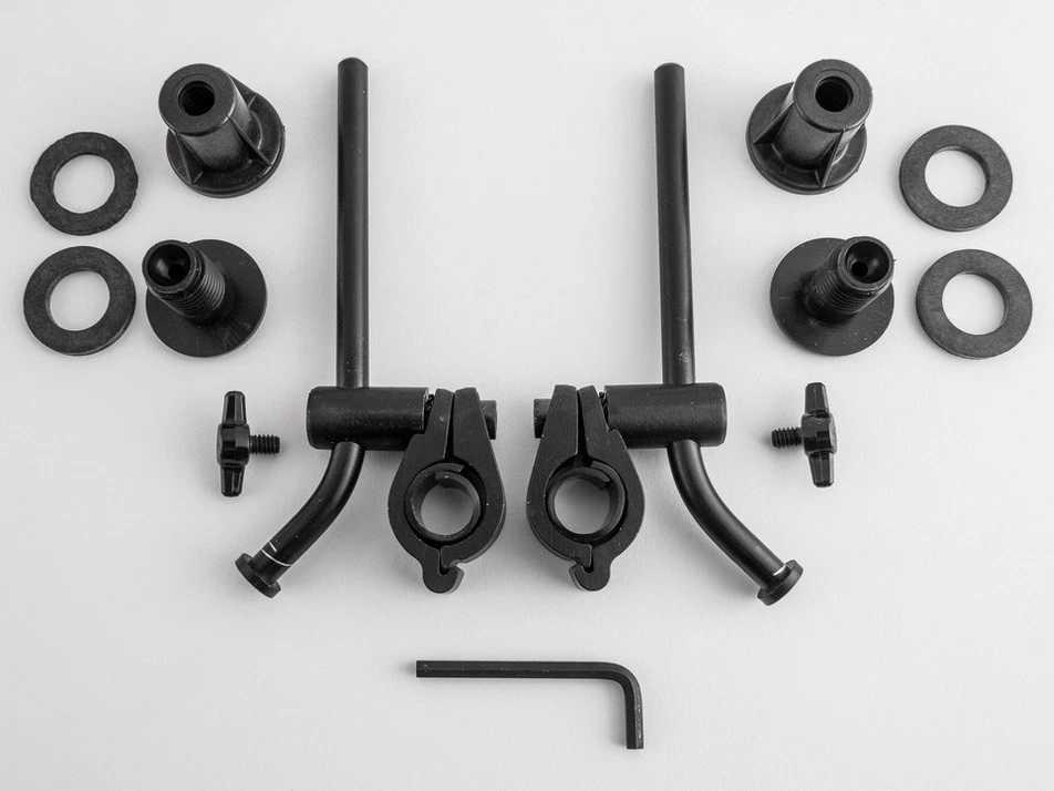 Honda Rebel CMX 250 300 500 - Parabrisas tintado humo 15" SSF con herrajes negros Foto 3 de 3