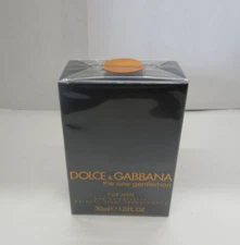 DOLCE & GABBANA THE ONE GENTLEMAN EAU DE TOILETTE SPRAY 1 oz SEALED NIB
