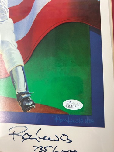 Nolan Ryan Of Texas Rangers Sign 16X20 Photo Framed and Matted With JSA- COA - Picture 5 of 8
