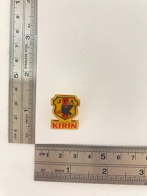JFA Kirin Pin Badge Japanese Football Soccer Official Sponsor From