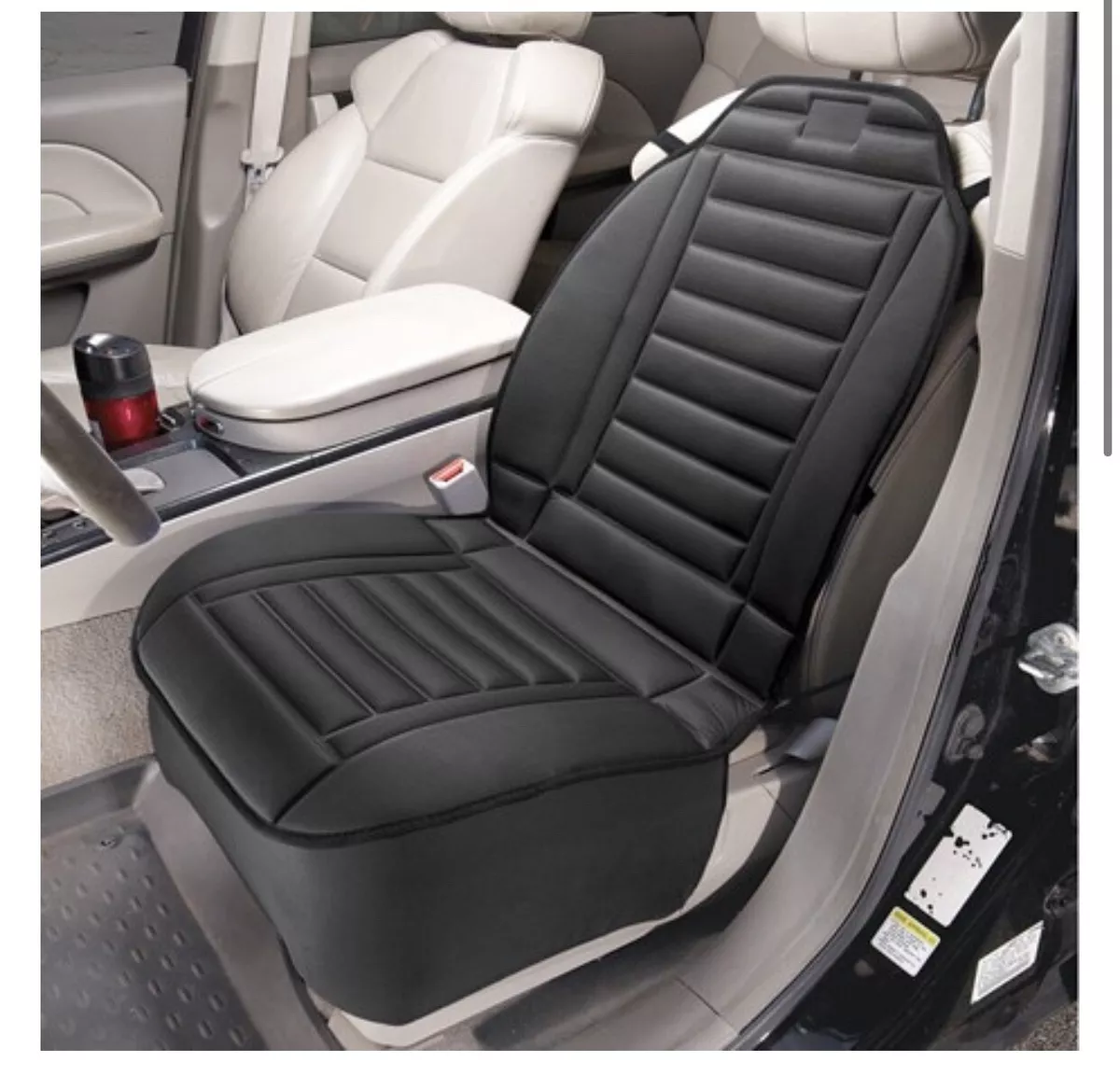Black Thick Padded Car Seat Cushion col A28 eBay