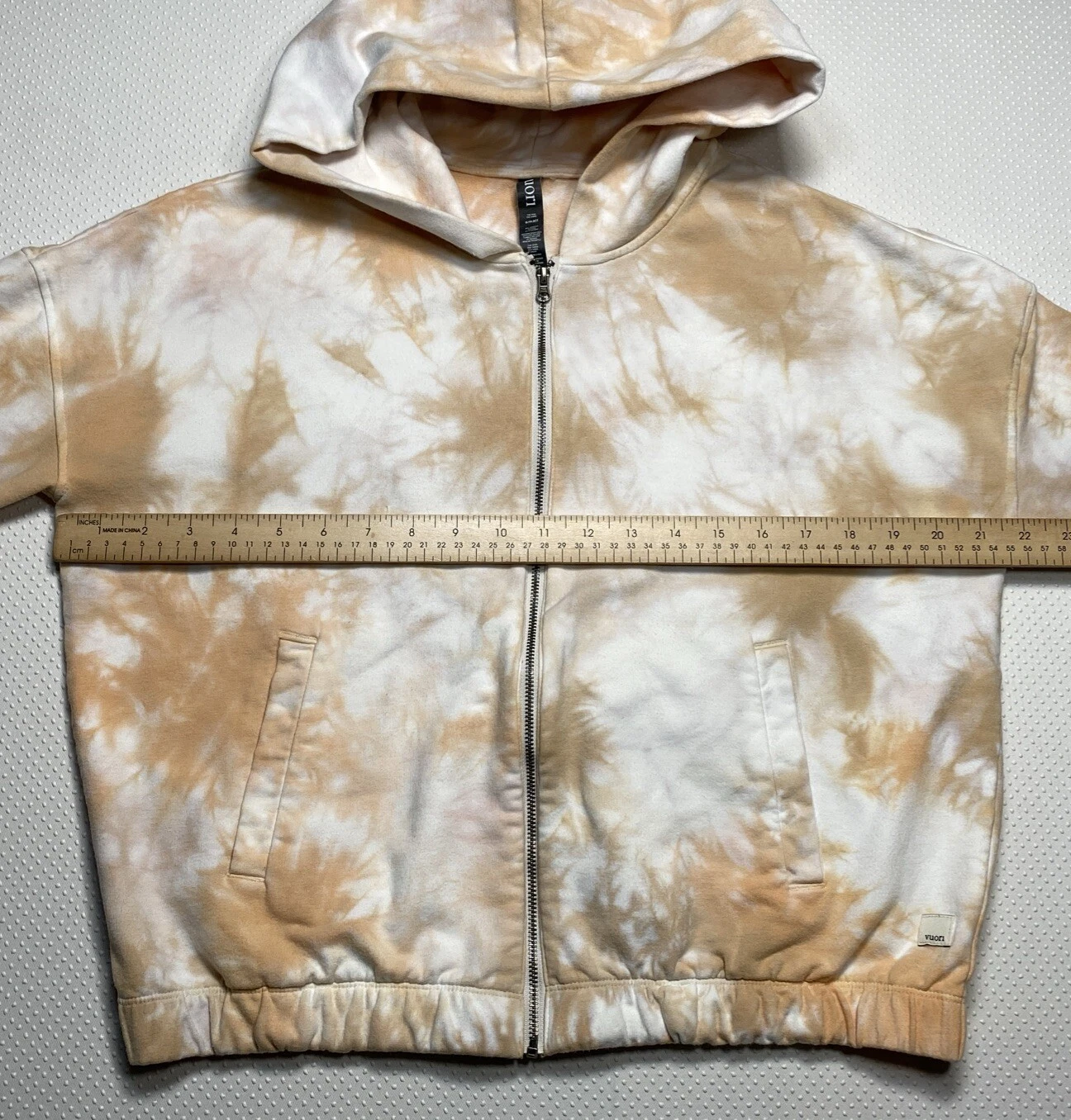 vuori laguna full zip tie dye hoodie