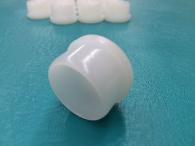 8 Plastic White Patio Chair Table Leg feet tube Inserts Cups 1" Glide Caps  1inch | eBay