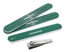 Tweezerman Emerald Shimmer 4-Piece Manicure & Pedicure Tool Kit