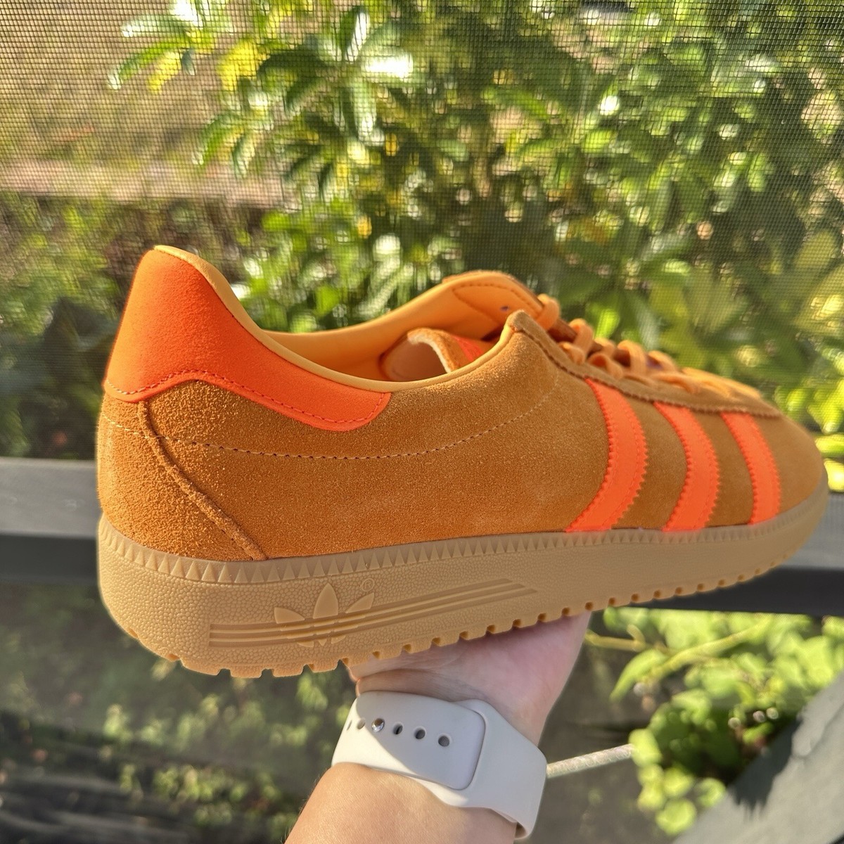 Adidas Bermuda Real Gold Solar Orange Men's Athletic Shoes