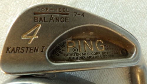 VINTAGE PING KARSTEN 1 IRONS IRON SET 4, 6, 7, 8 RH - Picture 3 of 10